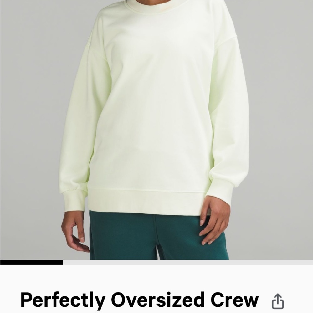 Lululemon Perfectly Oversized Crew.